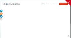 Desktop Screenshot of miguelabascal.com